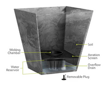 Load image into Gallery viewer, 12" Self Watering Brown