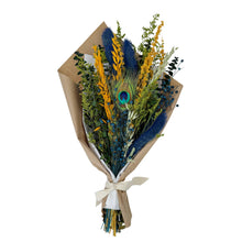 Load image into Gallery viewer, Peacock Dried Bouquet
